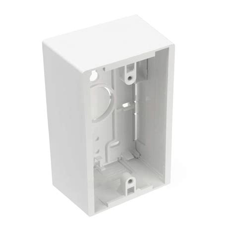 back to back electrical box|surface mount backbox single gang.